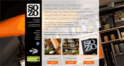 Desktop Screenshot of eatsozo.com